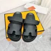 Topkwaliteit Designer Sandalen Slippers Strand Klassieke Platte Sandaal Luxe Zomer Dame Lederen Slippers Heren Dames Slides