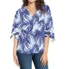 Camicette da donna HYCOOL personalizzato di alta qualità parti superiori di estate delle donne 2023 hawaiano casual manica a campana Top Fashion For