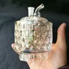 El vidrio de la botella de agua del cubo de agua de las cachimbas Bongs los accesorios, los tubos que fuman de cristal coloridos mini multi-