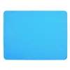 Table Cloth 40 30cm Children's Silicone Placemat Thermal Insulation Pure Color Student Desk Mat Western