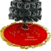 Decorazioni natalizie Carrello dei cervi Gonna dell'albero Forma del fiocco di neve Anno di produzione dell'atmosfera