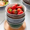 Bowls Nordic Ceramic Simple Rice Instant Noodle Soup Bowl Porcelain Restaurant Stor dessert sallad Ramen Köksbeteckna