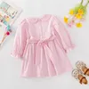 Girl's Dresses girls dresses for party and wedding kids girls long sleeve smocked dress autumn children handmade vintage smock dresses 230320