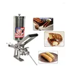 Bread Makers Bakery Restaurant Kitchen Stainless Steel Spanish Donuts Churro Filler Vertical Manual Tube Ice Cream Filling Machine