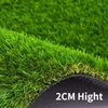 Decorative Flowers High Density Artificial Carpet Realistic Fake Grass Deluxe Synthetic Turf Lawn For Pet Indoor/Outdoor