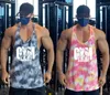 Herrtankstoppar Summer Camouflage Mens Scle V Y BA Gym Cloing Bodybuilding Fitness Tank Top Sleeveless Shirt Workout Stringer Singlets Z0320