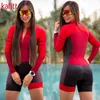 Rowerowe koszulki Zestawy Kafitt Ladies Długie rękawowe koszulki sportowe Macaquinho Go Sexy Tight Cycling Jersey Suit Set 230317