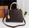 LUXURYSURY Projektanci torebki torebki Montigne Bag Women Tote Brand Letter Expossing Oryginalne skórzane torby na ramię Crossbody 41056 Luxurybag116