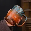 Mugs 600ml Selling Kiln Oil Barrel Cup Ceramic Mug Creative Coffee Personal Water Gift Thermal Cups For