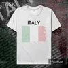 Men's T Shirts Italy Italia Italian ITA Mens Shirt Top T-shirt Fashion Short-sleeved Clothes Summer National Team Country Streetwear Gyms