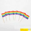 Flag Toothpick Lesbian Gay Pride LGBT Flag Banner Cooktail Sticks Picks