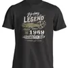 Мужские футболки 50 -летие Living Legend Legend Подарочная рубашка, родившаяся в 1969 году. Поручив 50 бренд хлопковые мужчины Basic Tops Fitnes