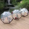 Parapluies Grande Taille Parapluie Automatique Designer Maxi Transparent Coupe-Vent Femme Plage Quitasol Long Manche Mode