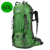 Outdoor-Taschen 60L Outdoor Rucksack Camping Klettern Tasche Wasserdichte Bergsteigen Wandern Rucksäcke Molle Sport Tasche Klettern Rucksack 230317