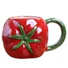 Mugs Creative Fruit Shape Mug Ceramic Coffee Cup Pumpkin Office Cups Personalized Gifts And Pottery Original Drinkware