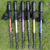 Trekking Poles Trekking Pole Adjustable 110cm Length Alloy HighStrength Wood Hiking Accessory For Women And Men Camping Hiking Walking Sticks 230320