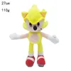 Super Sonic Plush Doll Tarsnak Hedgehog Doll Dift's Presente 25-40cm