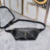 Designerska torba na pasek Męskie torby Crossbody Złota litera Y Kobiety Klasyczna torba na ramię Projektanci saszetki na pas Fannypack Street Chestbag Torebki