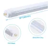 LED -buizen 90W 4 rijen 65W Dubbele rij T8 8ft Single Pin FA8 45W TUBE LICHT 8 FT 8 FEET FLUORESCENT BB DRAP DRAP VERVERKINGEN Verlichting BBS DHPU's