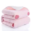 Couvertures Mousseline bébé bambin couverture 100% coton literie couette Premium 6 couches gaze respirant Super doux infantile poussette lange d'emmaillotage 230320