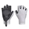 Cykelhandskar BOODUN 5 Färger Män Kvinnor Cykelhandskar Handla anti-Chock Summer Sport Half Finger Road Bike Handskar Bicycle Racing Gloves 230317