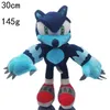Super Sonic Plush Doll Tarsnak Hedgehog Doll Children's Gift 25-40 cm