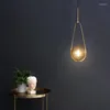 Pendant Lamps Personality At The Front Desk Shops Contemporary And Contracted Bar Glass Line Of Bedroom Head A Bed Lamp