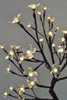 Dekoratif Çiçekler İç Mekan Dış Mekan 64 LED Kiraz Çiçeği Ağaç Işığı 70cm yükseklikte Artefic Nature Bagaj Tedavisi Reçine Base 3M