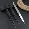 Coltello pieghevole tattico grande ER BD4 D2 Lama con rivestimento in titanio satinato / nero Nylon più manico in fibra di vetro Coltelli tascabili di sopravvivenza esterna