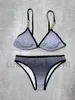 ملابس السباحة النسائية مجموعة البكيني رفع قطعتين ملابس السباحة نيون الإناث ثوب السباحة ملابس الشاطئ السباحون حجم S-XL