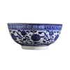 Bowls Ceramic Bowl Blue And White Porcelain Japanese Bone China Tableware Household Kitchen Supplies Rice Noodle 10 Inch Large