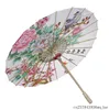 Paraplyer 10st Ancient Dance Chinese Silk Paraply Japanese Cherry Blossoms Dekorativa för kvinnor