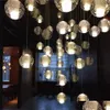 Pendant Lamps Led Crystal Glass Ball Lamp Meteor Rain Ceiling Light Meteoric Shower Stair Bar Droplight Chandelier Lighting Ac110V24 Dhqjg