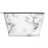 Cosmetic Bags Modern Abstract Marble Geometric Pattern Bag Women Fashion Big Capacity Makeup Case Beauty Storage Toiletry