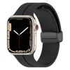 Pasek do zegarka Apple ultra band 49mm 44mm 45mm 41mm 40mm 42mm 38mm 45mm silikonowa bransoletka magnetyczna iWatch seria 8 se 7 6 5 3