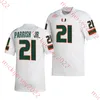 Maillot de football des Hurricanes de Miami Emory Williams Aristides Angelo Jr. Joe Borchers 19 Jayden George Riply Luna Francis Mauigoa Leonard Taylor III Maillots personnalisés