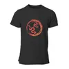 Męskie koszulki T-shirty Snake of Chinese Zodiac Signs T-shirt Czarne ubrania hurtowe Zabawne Kawaii krótkie rękawowe ubrania plus size 32111