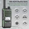 GM-15 Pro GMRS Radio Upgrade of UV-5R NOAA Weather Receiver Scan Radio Rechargeable Long Range Two Way Radio with USB-C Charger