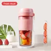 Fruits Légumes Outils Portable Sans Fil Juicer USB Électrique De Poche Smoothie Maker Blender Remuer Rechargeable Mini Juice Cup Eau 230320