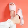 Slippers schattige wolken huizen kussen slijbanen mannen eva soft house strand platform hakken dames douche schoenen indoor kleurrijke sandalen zomer 230320