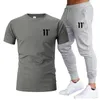 Tracksuits masculinos conjuntos de secagem rápida correndo compressão esporte ternos basquete calças roupas ginásio fitness jogging sportswe 230320