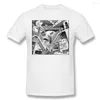 Herren T-Shirts Escher Shirt MC T-Shirt Baumwolle Fun Tee Herren Kurzarm Bedruckt Plus Size Streetwear T-Shirt