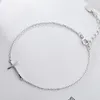 Länkarmband silver färgkedja kors charm armband för kvinnor bröllop kvinnliga pulseras SL349