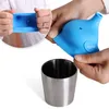 Coperchio per bicchieri Versatore per vino tappo per vino in silicone design creativo elefante tappo per bottiglia non tossico decanter strumento da cucina Altri prodotti da bar 100 pezzi