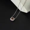 Chains FFGems Brazilian Paraiba Emerald Tourmaline Necklace Created Gemstone Square For Women Fine Jewelry Pendant Party Wedding Gift