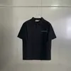 Camisetas para hombres Diseñadores Men Polos Essentail Tee Letter Doble Track Reflective Cortas cortas Estilo High Street Top