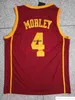 Stitched Vintage NCAA USC Trojans College Basketball Jerseys 4 Evan Mobley 24 Brian Scalabrine Nick 1 Young Demar 10 Derozan Jersey Red
