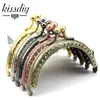 Bag Parts Accessories KISSDIY 10 pcslot 8.5cm 5 Color mix Metal Purse Frame kiss clasp Handle for Bag Sewing Craft Tailor Sewer bag accessory 230320