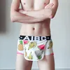 Underbyxor herr hem andas in sexig avslappning fikon blad cueca intimo maskulina boxer homme underkläder med mäns framöppning shorts