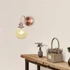 Wall Lamps Vintage Industrial Lamp Fixture Iron Ceramics Sconce E27 4W LED Edison Bulb Light Bedroom Applique Murale Luminaire